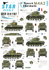 Star Decals 35-C1102 French Shermans # 1 1/35