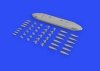 Eduard 648566 SUU-20 dispenser w/ BDU-33 & Mk.76 bombs 1/48