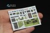 Quinta Studio QD+32250 A-26C Invader 3D-Printed & coloured Interior on decal paper (Hobby Boss) (with 3D-printed resin parts) 1/32