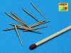Aber 350L-12 Set of 12 pcs 150 mm barrels for German ships: Bismarck, Tirpitz, Scharnhorst, Gneisenau (1:350)