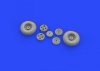 Eduard 632130 Spitfire Mk. IX wheels 4spoke w/ pattern TAMIYA 1/32