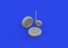 Eduard 672385 Bf 109G-10 wheels EDUARD 1/72