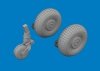 Eduard 672403 Mosquito wheels Tamiya 1/72
