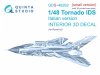 Quinta Studio QDS+48262 Tornado IDS Italian 3D-Printed coloured Interior on decal paper (Revell) (small version) (with 3D-printed resin parts) 1/48