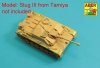 Aber 48A31 Grilles for Pz.Kpfw. III & Stug III Fit to Tamiya models: 32540; 32524; 32525; 32543; 1/48