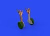Eduard 648747 F6F undercarriage legs BRONZE EDUARD 1/48