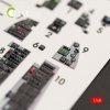 KELIK K48034 F-16C FIGHTING FALCON INTERIOR 3D DECALS FOR KINETIC KIT 1/48