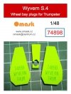Omask 74898 Wyvern S.4 wheel bay plugs (for Trumpeter) 1/48