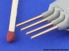 Aber 1:700L-02 Set of 8 pcs 380 mm short barrels for turrets with antiblast covers ships Richelieu, Jean Bart 1/700