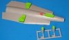 Omask 77224 J35 Draken wheel bay plugs (for Hasegawa) 1/72