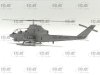 ICM 32060+P AH-1G Cobra (early production) + PAINT SET 1/32