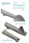 Quinta Studio QP48008 IL-2 (single seater) reinforcement external stringers (All kits) 1/48