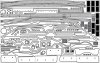 Pontos 23005F1 USS BB-61 Iowa 1944 Detail Up Set (20B Deck Blue stained wooden deck) (1:200)
