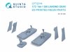 Quinta Studio QT72014 Yak-1 Ski landing gear (Zvezda) 1/72