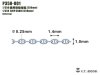 E.T. Model P350-001 SHIP CHAIN (250mm) 1/350 łańcuch