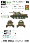 Star Decals 16-004 T-34 model/1943 part 2 1/16