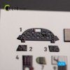 KELIK K72155 F4U-1A Corsair - interior 3D decals for Tamiya kit 1/72