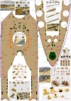 Pontos 23007F1 HMS RODNEY 1942 Detail Up Set 1/200