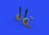 Eduard 648713 SBD-5 wheels REVELL, ACCURATE MINIATURES 1/48