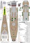 Pontos 23004F1 USS BB-61 Iowa 1944 Detail Up Set (Teak tone stained wooden deck) (1:200)