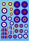 Techmod 48035 - British National Insignias - Supermarine Spitfire (1:48)