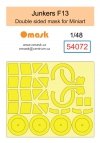 Omask 54072 Junkers F13 mask (for Miniart) 1/48