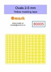 Omask X8002 Universal set 2 - yellow mask (80003, 80004, 80005, 80006, 80009)