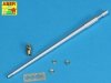 Aber 35L-056N German 7,5cm KwK42L/70 gun barrel with muzzle brake for Panther Ausf. G Late production 1/35