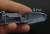 Quinta Studio QD48247 P-39 3D-Printed & coloured Interior on decal paper ( Eduard ) 1/48
