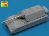 Aber 72L-51 Zestaw 2 Luf do niemieckiego ciężkiego czołgu MAUS / Set of 2 barrels for German Heavy Tank MAUS 1/72