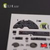 KELIK K48108 P-38F Lightning - interior 3D decals for Academy kit 1/48