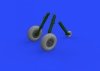 Eduard 632128 Spitfire Mk. IX wheels 5spoke w/ pattern TAMIYA 1/32