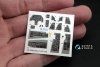 Quinta Studio QD48045 F-16D (block 30/40/50) 3D-Printed & coloured Interior on decal paper (for Kinetic kit) 1/48
