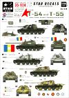 Star Decals 35-924 Cold War T-54 and T-55 tanks 1/35