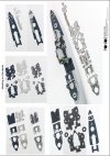 Pontos 37017F1 USS CA-35 Indianapolis 1945 Detail Up Set ADVANCED (1:350)