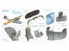 Quinta Studio QD48612 PBY-5 Catalina 3D-Printed & coloured Interior on decal paper (Revell/Monogram) 1/48