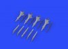 Eduard 672192 RS-2US missiles w/ pylons for MiG-21 EDUARD 1/72