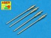 Aber A48 007 Set of 4 barrels for German aircraft 20mm machine guns MG 151/20 (1:48)