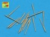 Aber 350L-14 Set of 16 pcs 105 mm SFLAK barrels SKC/33nt used in C/37 mount for German war ships (1:350)