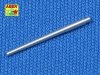 Aber 72L-26 Lufa 37mm M6 do M8 Greyhound,M3, M3A1, M3A3, M3A4 Lee / 37mm M6 US barrel for M8 Greyhound, M3, M3A1, M3A4 Lee 1/72