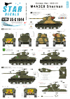 Star Decals 35-C1044 Korean War M4A3E8 Sherman 1/35