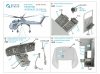 Quinta Studio QDS-35100 CH-54A 3D-Printed & coloured Interior on decal paper (ICM) (Small version) 1/35