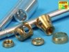 Aber 35L-078n 88mm KwK36/L56 barrel for German Tank Tiger I, Ausf. E - with late muzzle brake (1:35)