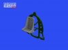 Eduard 648845 A6M2-N Rufe seat PRINT EDUARD 1/48