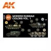 AK Interactive AK11662 3G MODERN RUSSIAN COLORS VOL 1 6x17 ml