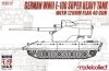 Modelcollect UA72133 German WWII E-100 super heavy tank with 128mm flak 40 gun (1:72)