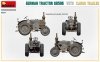 MiniArt 35317 GERMAN TRACTOR D8506 WITH CARGO TRAILER 1/35