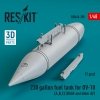 RESKIT RSU48-0359 230 gallon centerline fuel tank for OV-10 (A,B,C) (USAF and other AF) (1 pcs) (3D Printed) 1/48