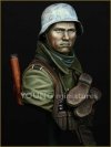 Young Miniatures YM1825 German Infantry Russian Front WWII 1/10