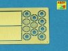 Aber 35A127 Feifel air cleaners tubes for early Tiger I, Ausf.E (Sd.Kfz.181) (1:35)